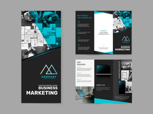 Adobe Stock - Business Brochure Template for Marketing Company - 442933913