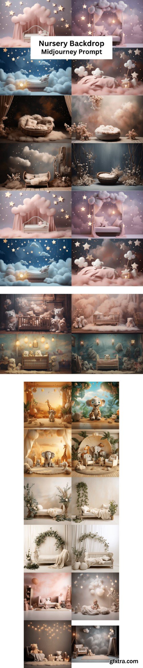 Ai Prompt for Nursery Backdrop