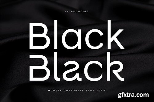 Black - Modern Corporate Sans Serif Q3MYM89