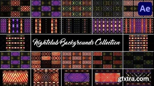 Videohive Nightclub Backgrounds Collection for After Effects 50853637