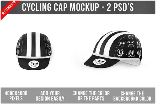 Cycling Cap Mockup