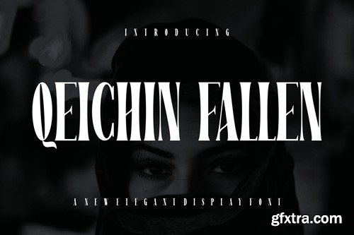Qeichin Fallen - Font XHPVJ7K