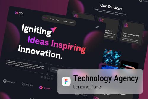 Technology Landing Page Figma