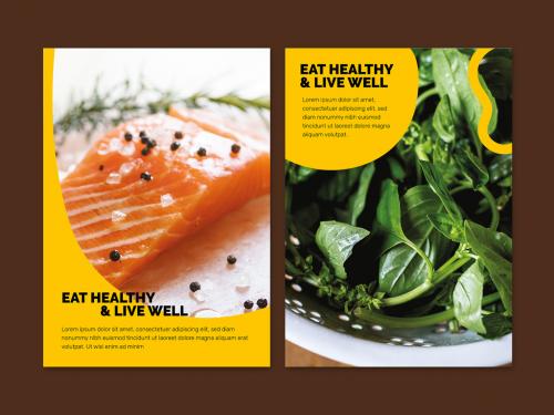 Adobe Stock - Healthy Diet Poster Layout - 448601869