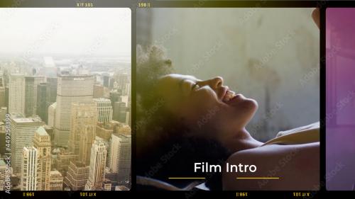 Adobe Stock - Split Screen Film Intro - 449258399