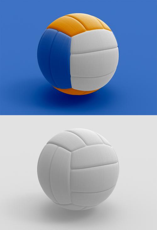 Adobe Stock - Volleyball Isolated Mockup - 450174917