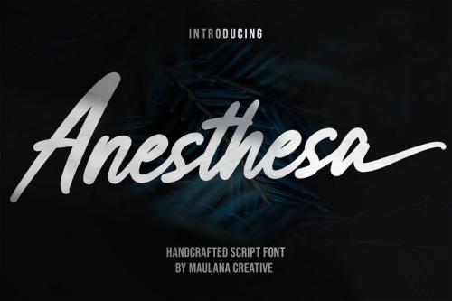 Anesthesa Handcrafted Script Font