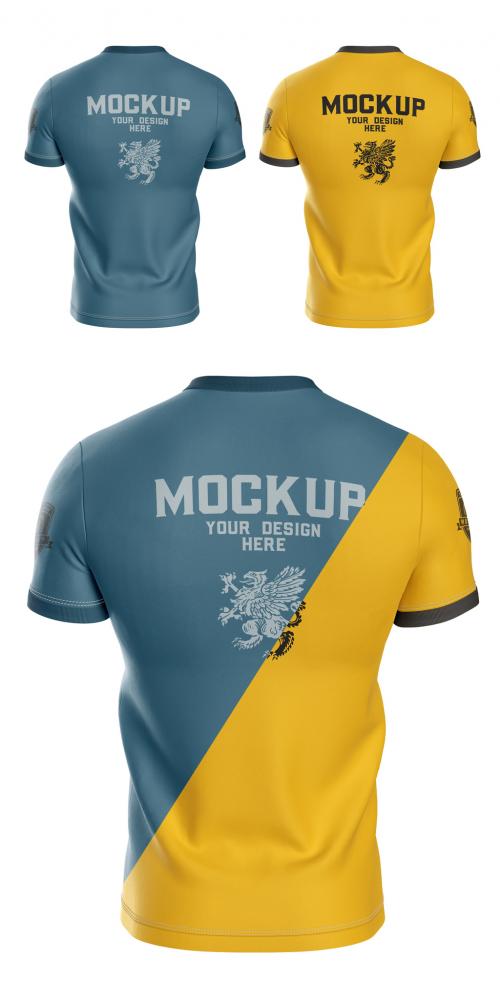 Adobe Stock - Men’S Sports T-Shirt Mockup - 450203462