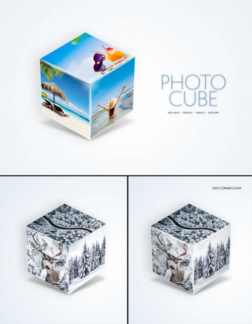 Adobe Stock - 3D Photo Cube Effect - 450208878