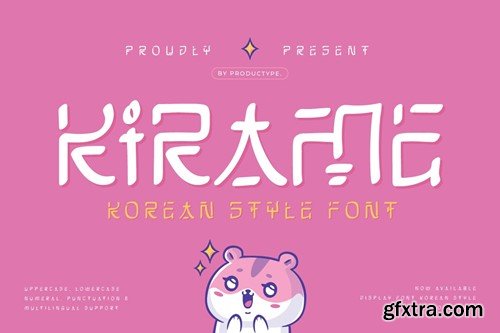 Kirame - Korean Style Font VYGY3HY