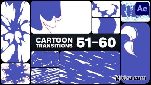 Videohive Cartoon Transitions for After Effects 50939202
