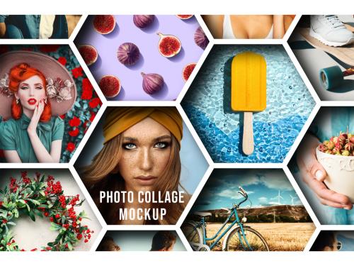 Adobe Stock - Photo Collage Mockup - 451684295