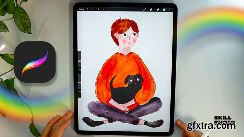 Digital Illustration in Procreate: Create a Watercolor Character