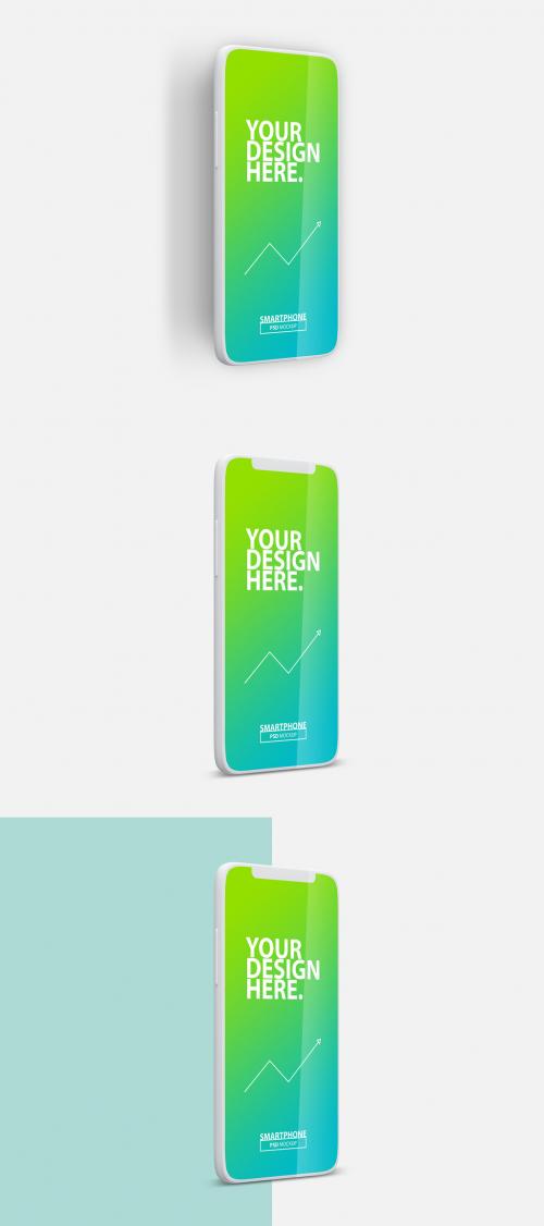 Adobe Stock - Vertical Smartphone Mockup with Wide Screen - 451708641