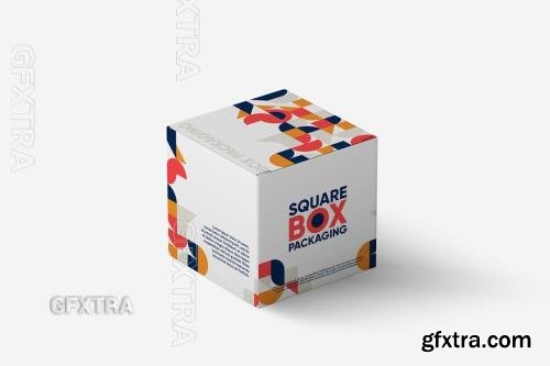 Square Package Box Mockups 85MD2QJ