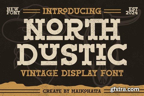 North Dustic - Vintage Display Font LSGG3J6