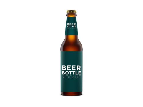 Adobe Stock - Beer Bottle Mockup - 454424178