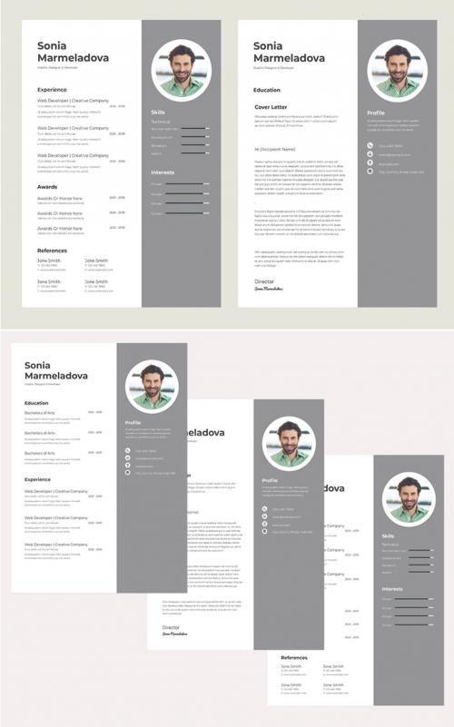 Adobe Stock - Clean Resume Layout - 454607745