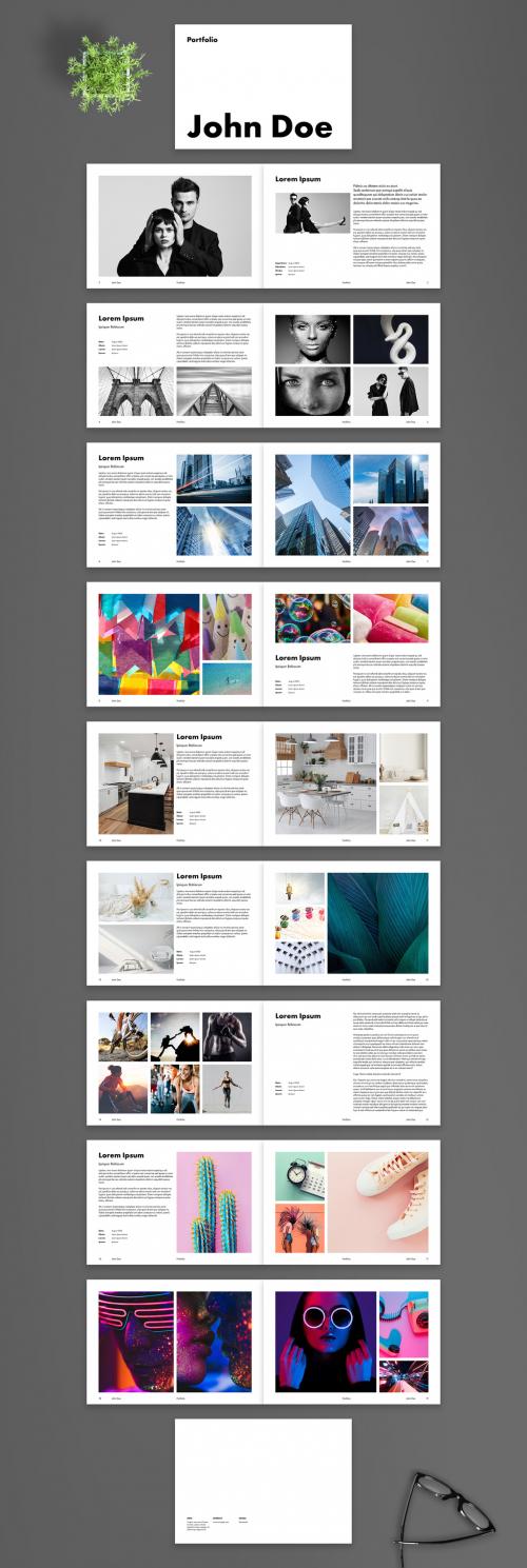 Adobe Stock - Clean and Modern Portfolio and Photobook Layout - 454633480