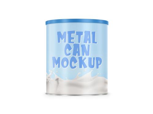 Adobe Stock - Metal Can Mockup - 454633894