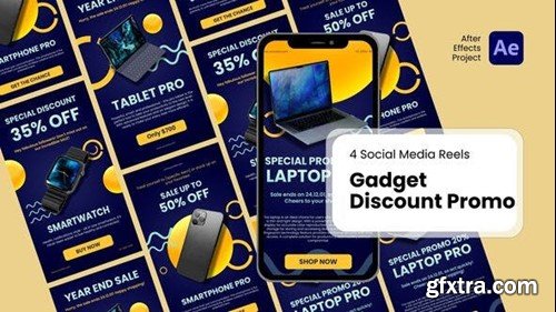 Videohive Social Media Reels - Gadget Discount Promo After Effect Templates 50874339