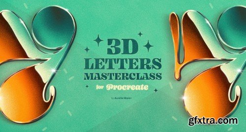 Aurelie Maron - 3D Letters Masterclass for Procreate