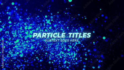 Adobe Stock - Floating Dust Particle Titles - 456808323