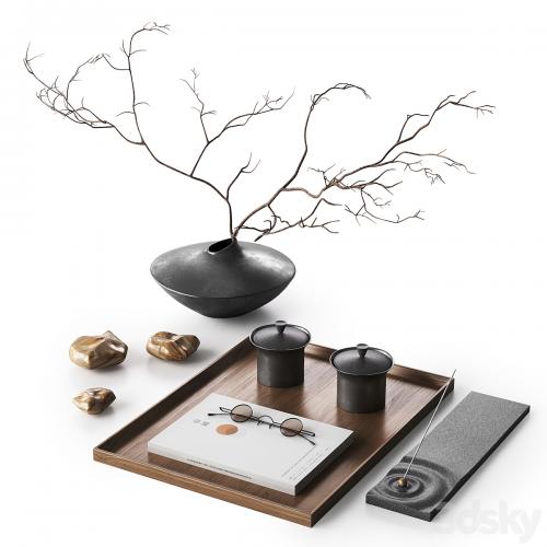 Japandi decorative set