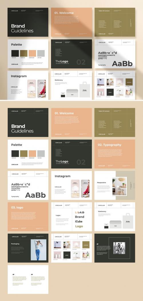 Adobe Stock - Brand Guidelines Identity Brochure - 456817437