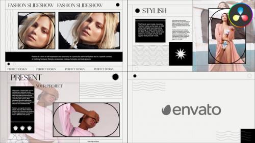 Videohive - Elegant Fashion Slideshow for DaVinci Resolve - 50917985
