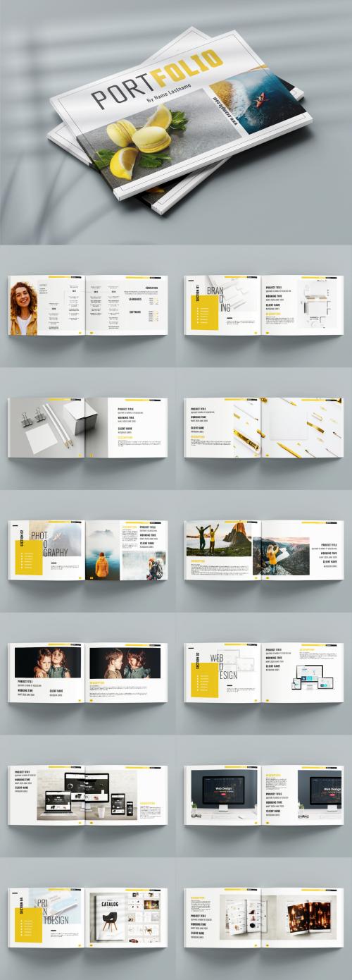 Adobe Stock - Graphic Design Portfolio Layout - 456960292