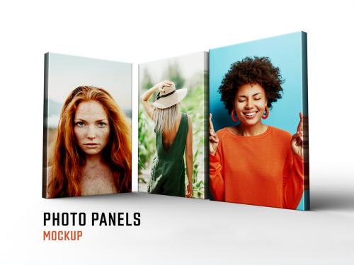 Adobe Stock - Photo Panels Mockup - 456960336