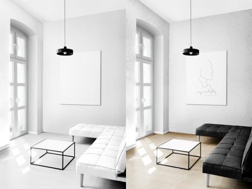 Adobe Stock - Editable Living Room Mockup - 457577513