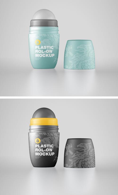 Adobe Stock - Plastic Roll on Cosmetic Mockup - 458571095