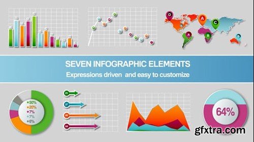 Videohive Seven Infographic Elements 4871788