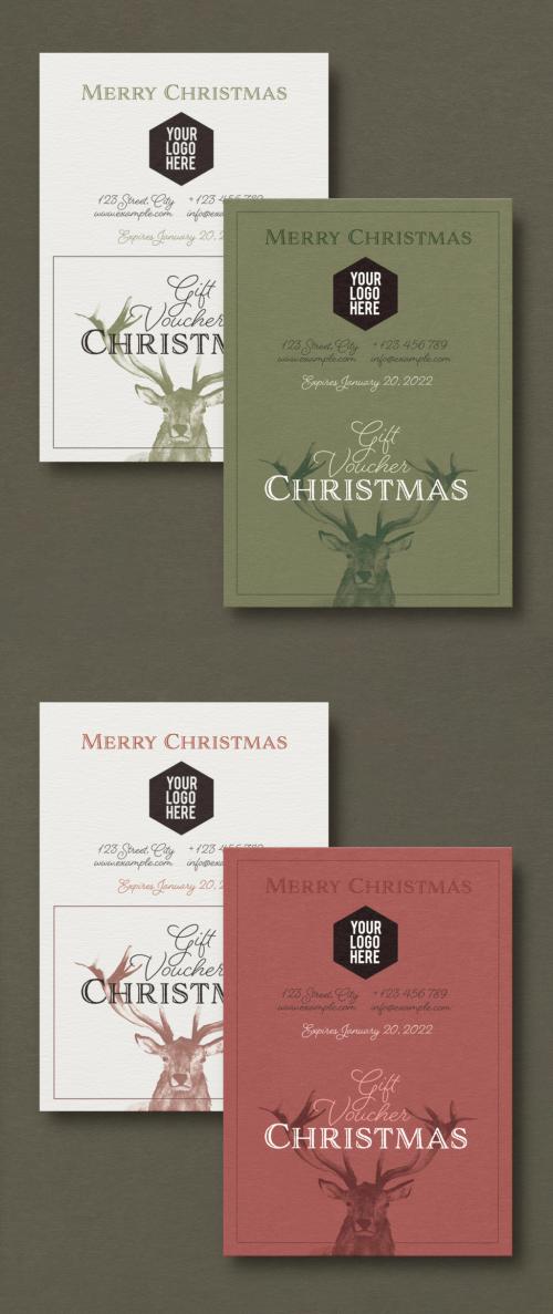 Adobe Stock - Gift Voucher Christmas - 459755415