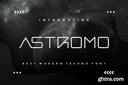 Astromo - Modern Techno Font RMFA7ET