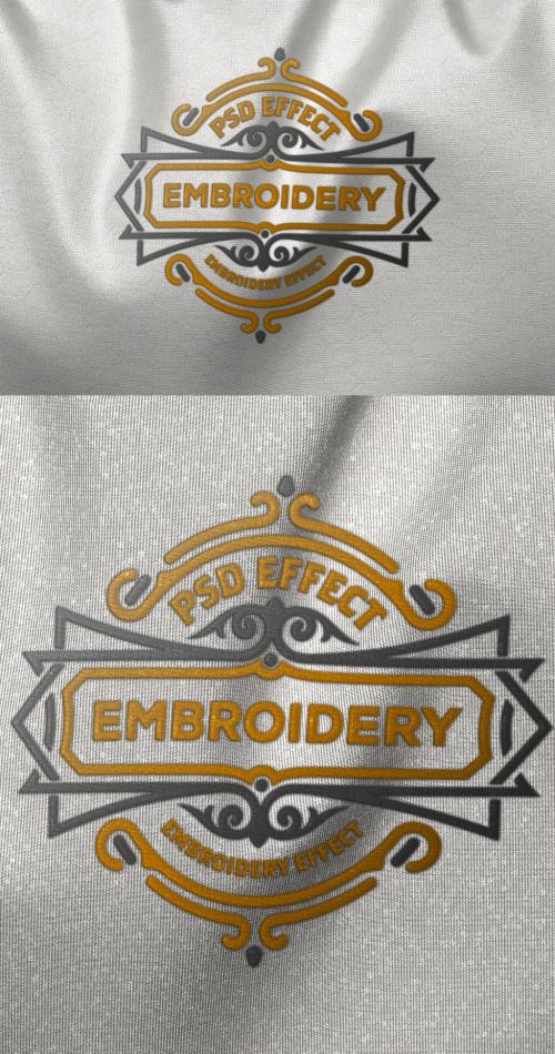 Adobe Stock - Embroidery Logo Mockup - 460400963
