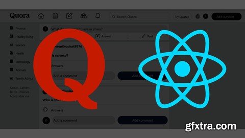 React - The Complete Guide-Quora website clone