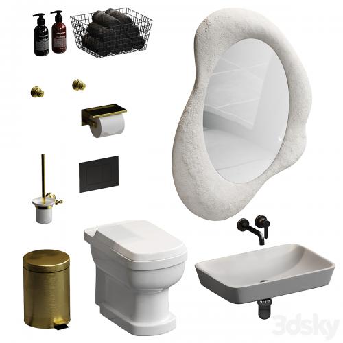 Bathroom accessories set