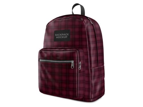 Adobe Stock - Backpack Mockup - Half Side View - 460401105