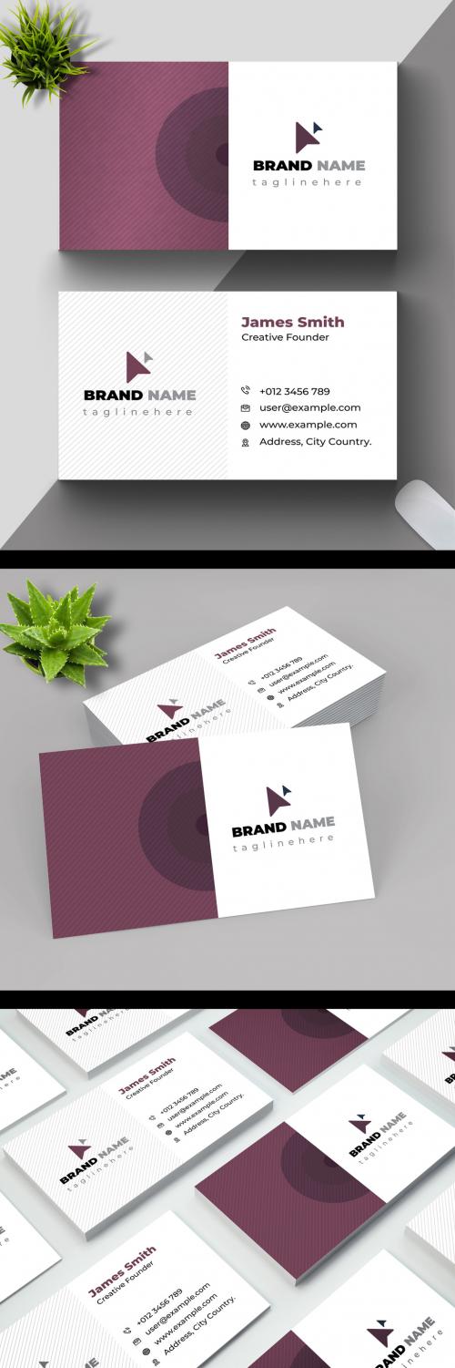 Adobe Stock - New Business Card Layout - 460401133