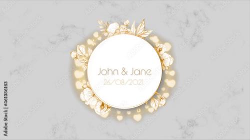 Adobe Stock - Simple Clean Wedding Titles - 461086163
