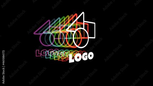 Adobe Stock - Simple Retro Logo Trail - 461086172