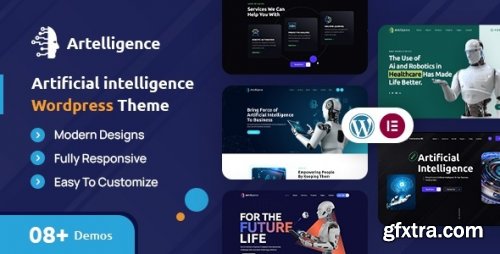 Themeforest - Artelligence | AI & Robotics WordPress Theme 45610709 v2.0 - Nulled