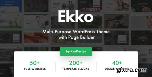 Themeforest - Ekko - Multi-Purpose WordPress Theme with Page Builder 23714045 v4.4 - Nulled