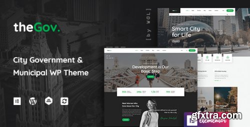Themeforest - TheGov - Municipal and Government WordPress Theme 25103272 v2.0.11 - Nulled