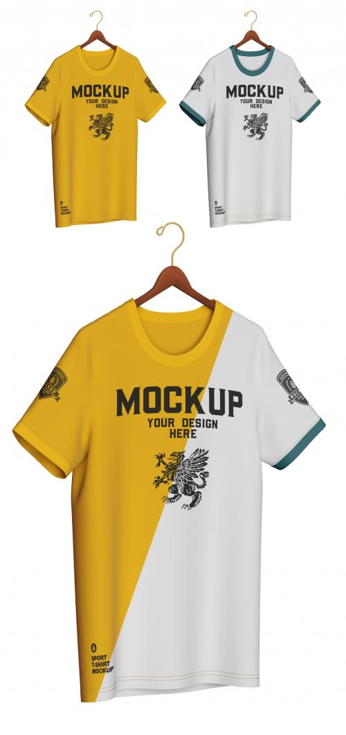 Adobe Stock - Sports T Shirt Mockup - 461121187