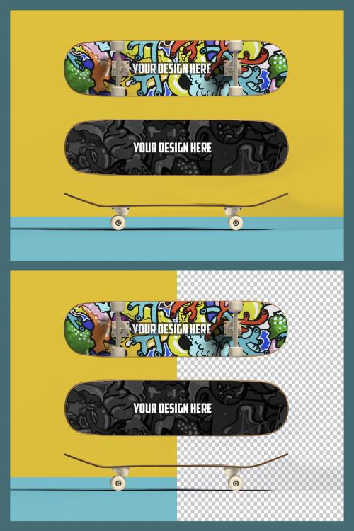 Adobe Stock - Skateboard Mockup E - 461121197