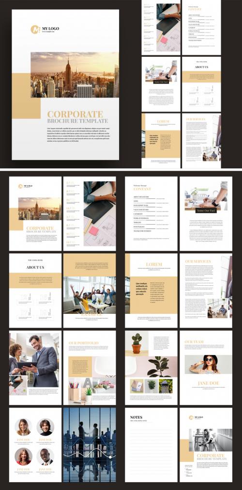 Adobe Stock - Corporate Brochure Layout - 461122856